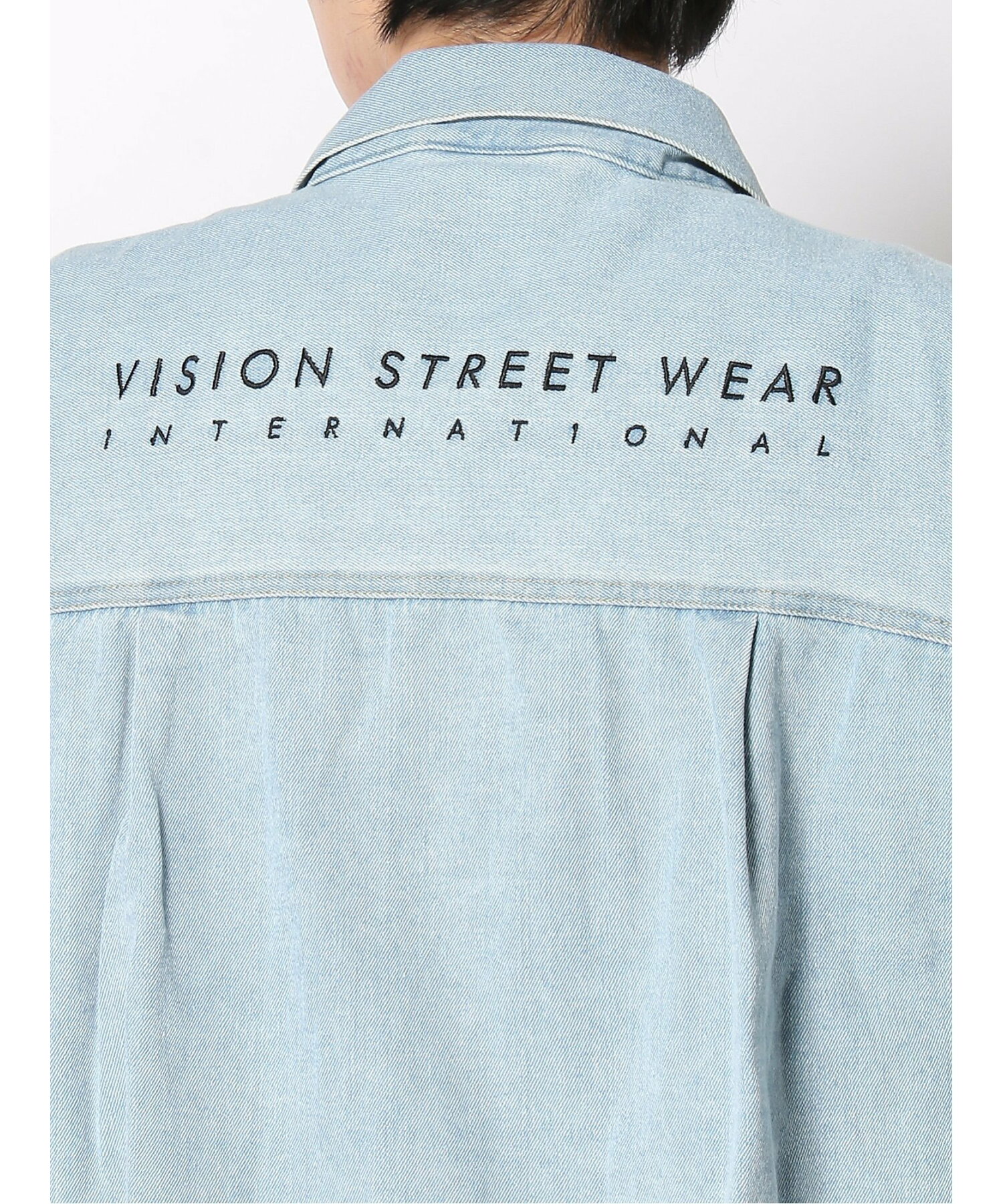 VISION/(M)オーバーサイズ カラーデニムジャケット